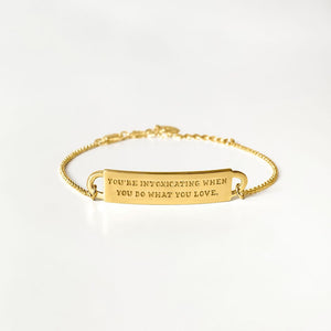 Engraved Fortune Bracelet: